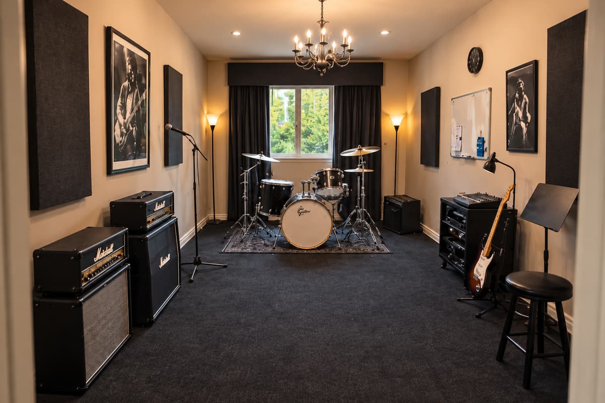 Music Room after renovation