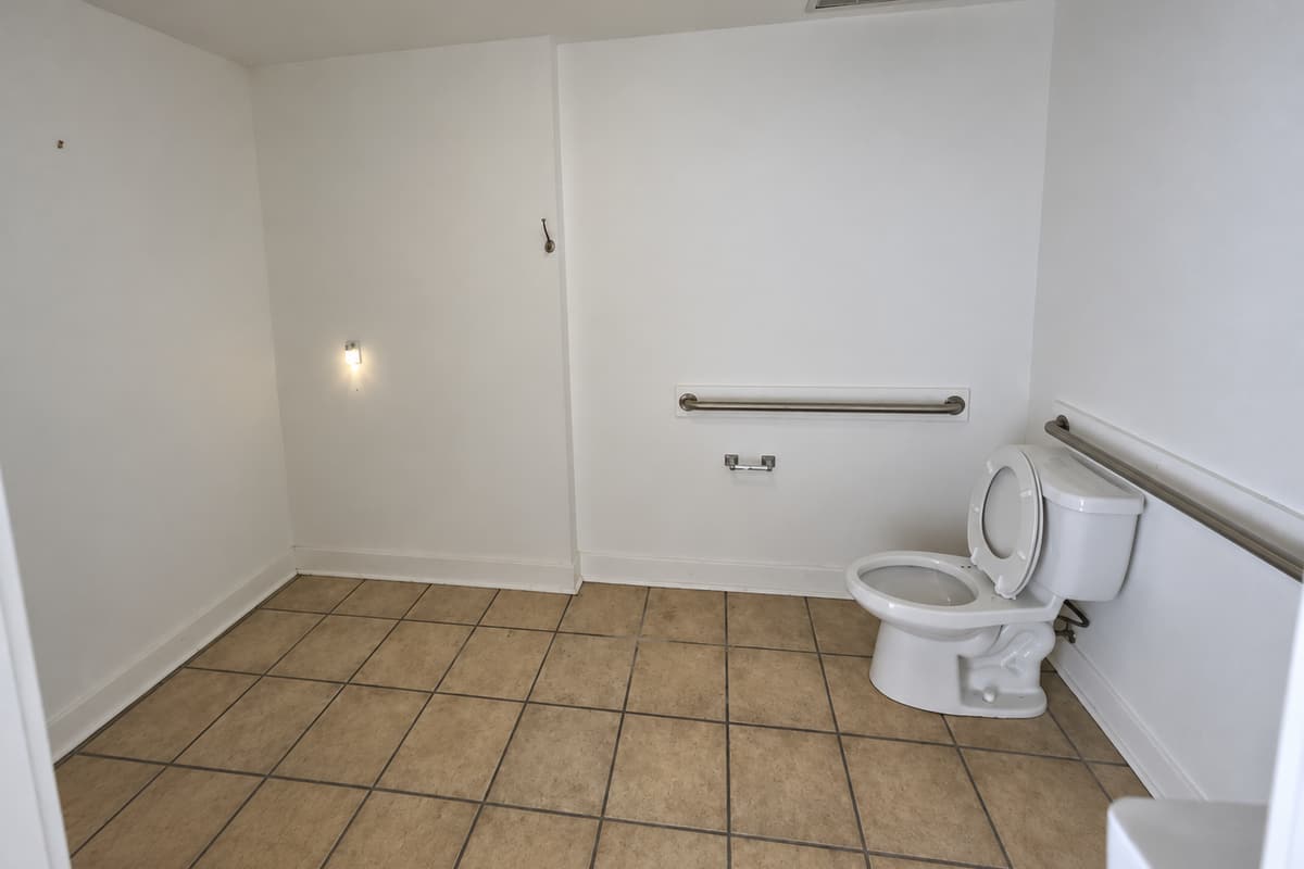 Restroom before renovation