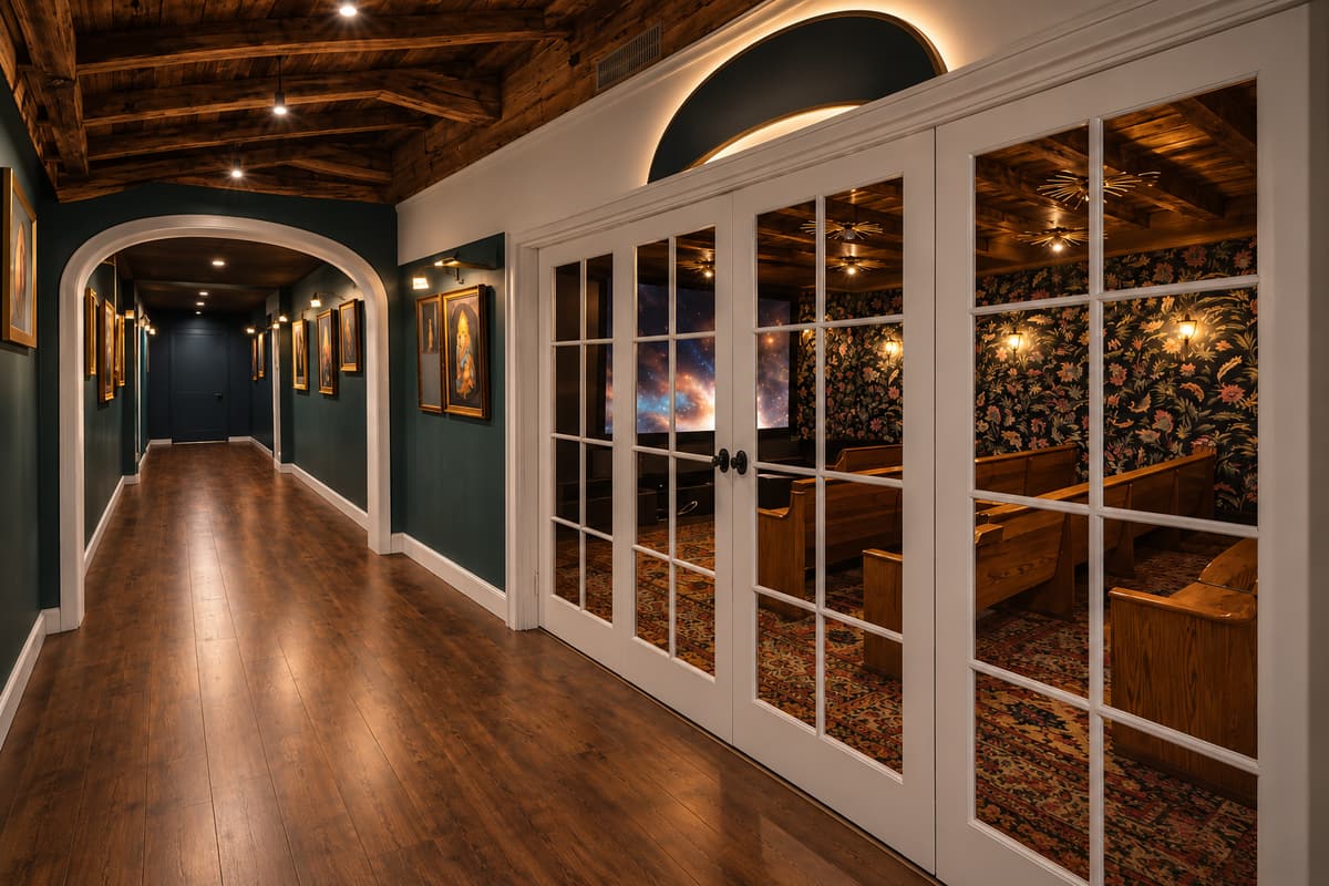 Theater Hallway after renovation
