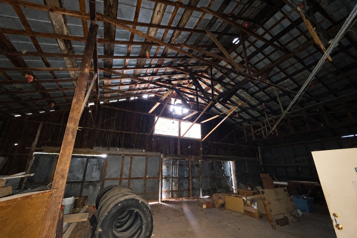 Workshop before renovation