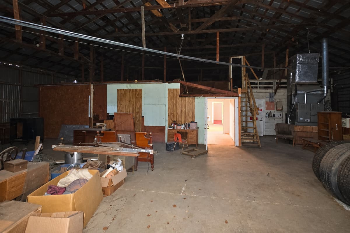 Workshop Mezzanine before renovation